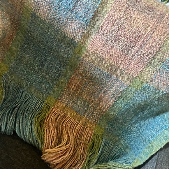 Kennebuck Weaver Cozy Multicolor Plaid Throw Blanket - Picture 5 of 11